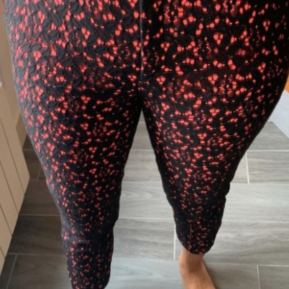 7/8 Pants Sandro lace fushia and black - Picture 6 of 7